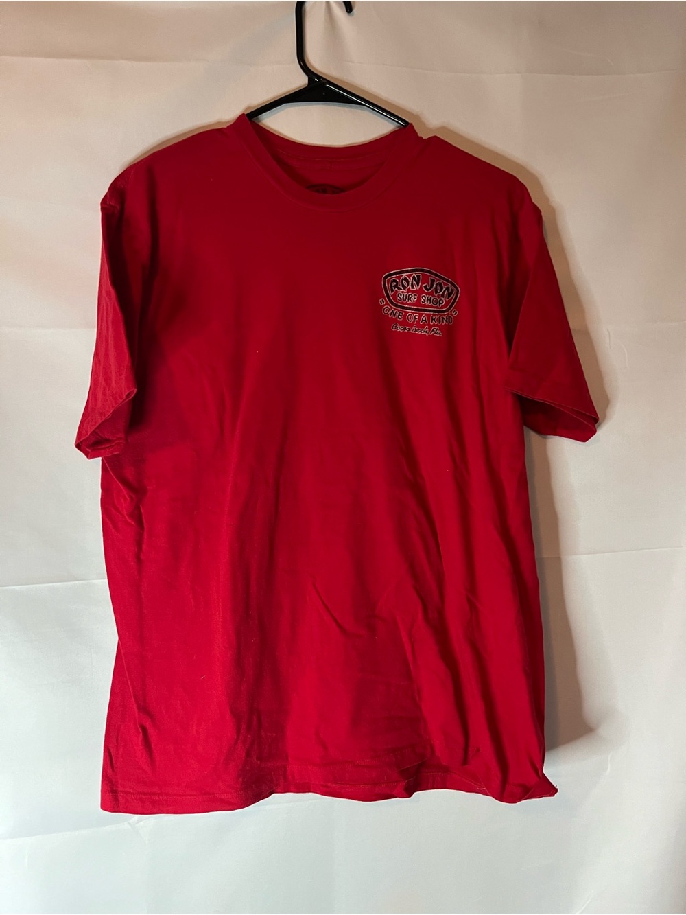 Ron Jon Red Short Sleeve Logo Tee